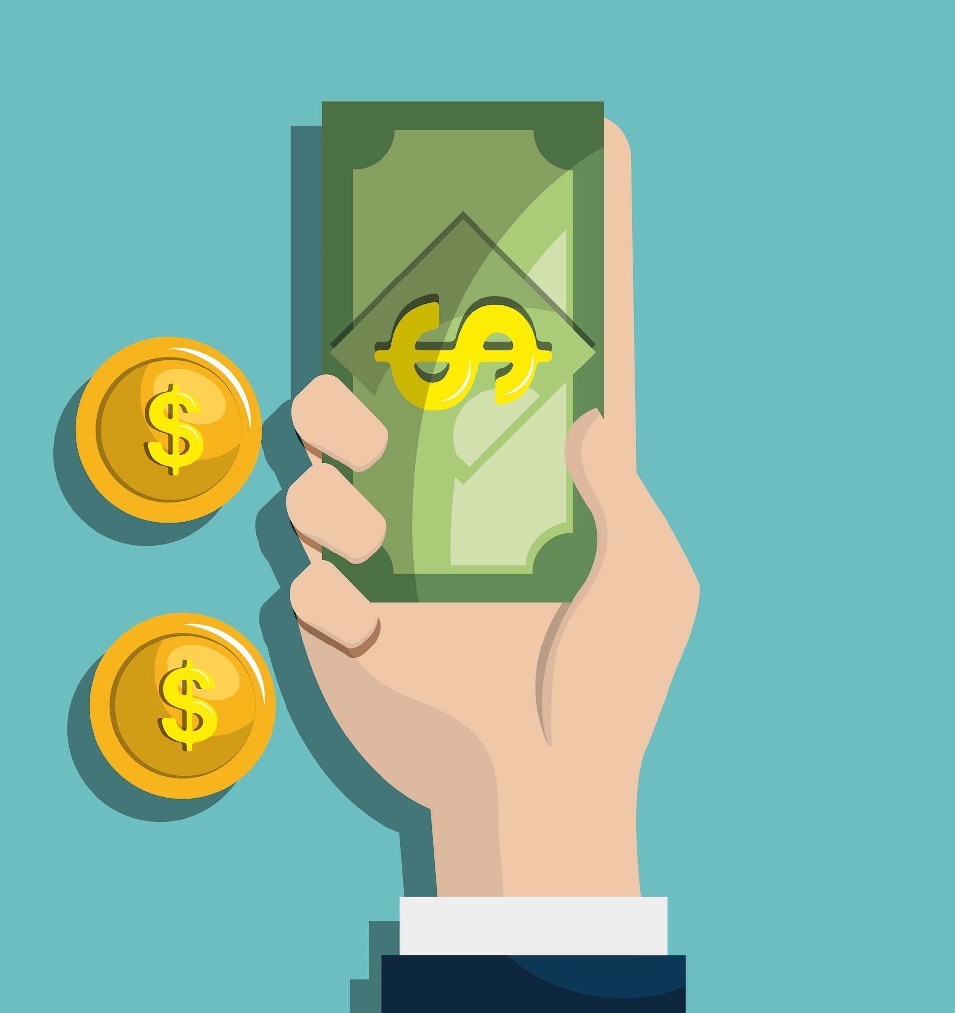 Money in hand
