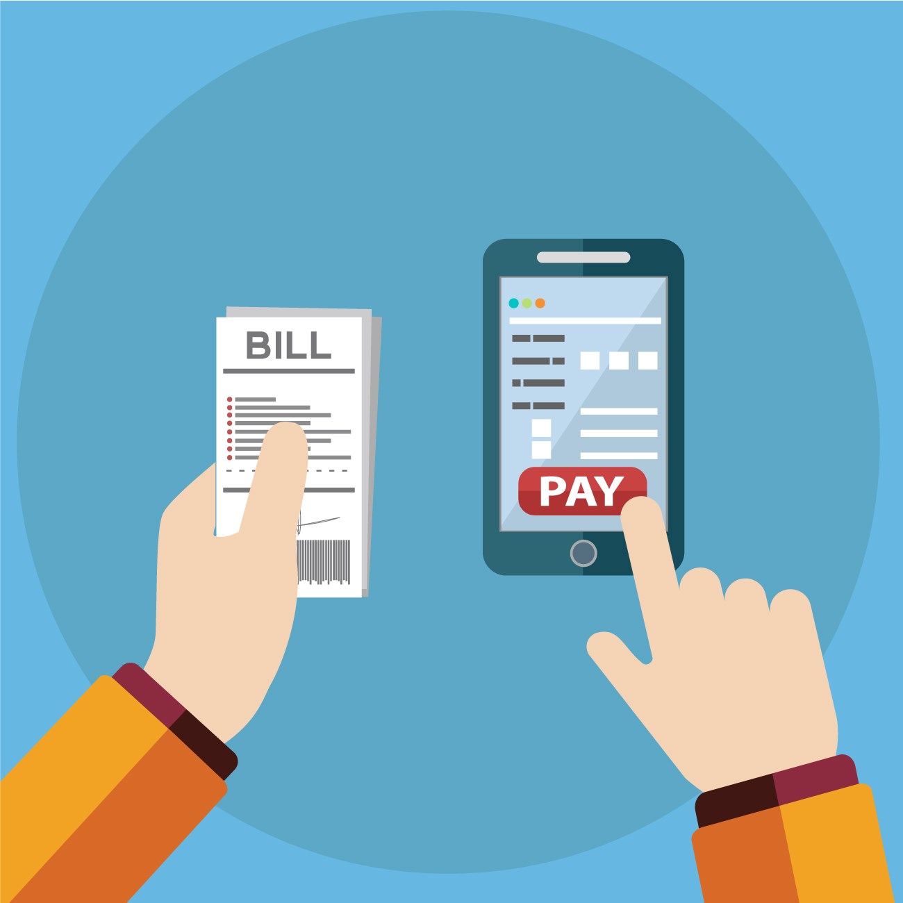 Paying bills
